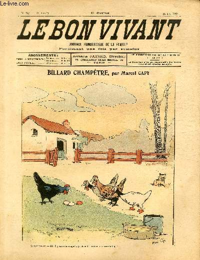 Le bon vivant n237 - Billard champtre