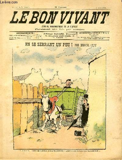 Le bon vivant n241 - En se serrant un peu