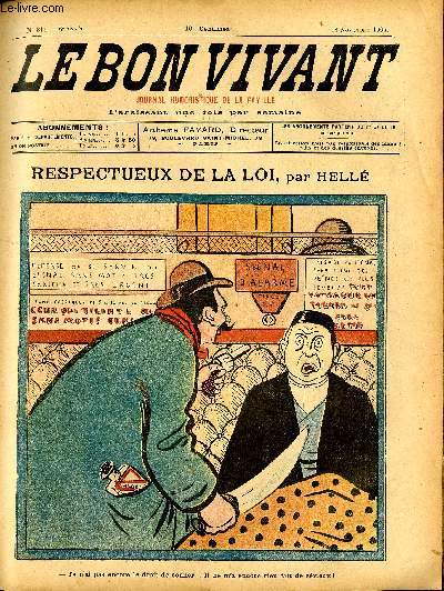 Le bon vivant n314 - Respectueux de la loi