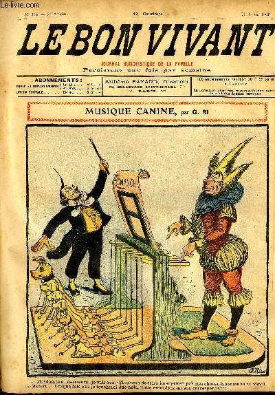 Le bon vivant n336 - Musique canine