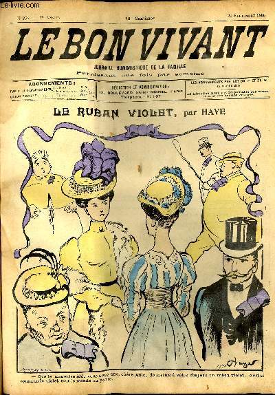 Le bon vivant n358 - Le ruban violet