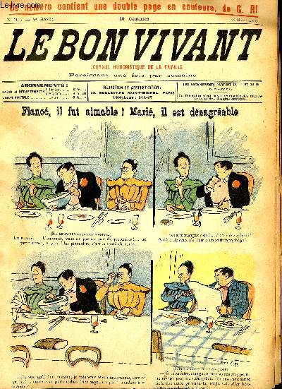 Le bon vivant n384 Fianc, il fut aimable ! Mari, il est dsagrable
