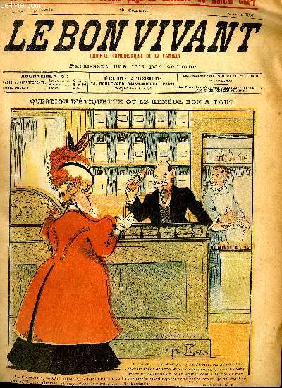 Le bon vivant n386 Question d'tiquette ou le remde bon  tout