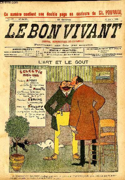 Le bon vivant n457 - L'art et le gout