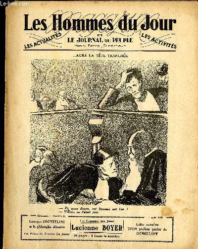LES HOMMES DU JOUR, Première série magazine N°17. LUCIENNE BOYER.