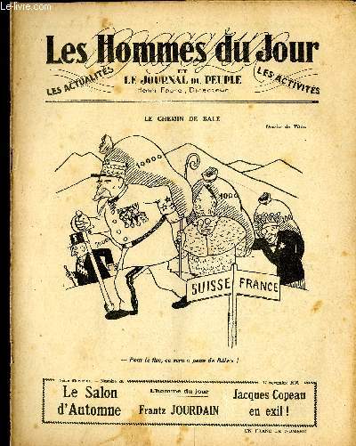 LES HOMMES DU JOUR, Première série magazine N°28. FRANTZ JOUDAIN.