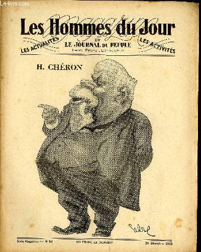 LES HOMMES DU JOUR, Première série magazine N°34. H. CHERON.