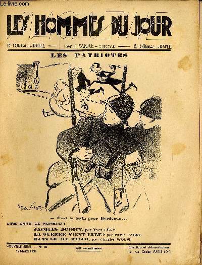 LES HOMMES DU JOUR, Nouvelle série magazine N°40. JACQUES DUBOIN.