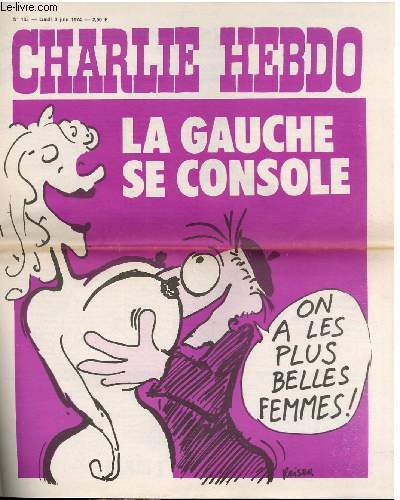 CHARLIE HEBDO N185 - LA GAUCHE SE CONSOLE 