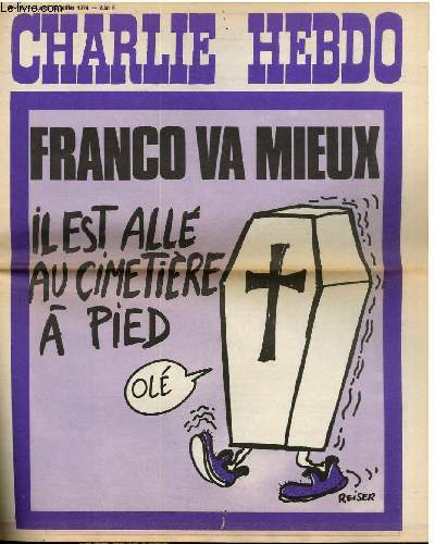CHARLIE HEBDO N192 - FRANCO VA MIEUX 