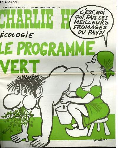 CHARLIE HEBDO N380 - ECOLOGIE, LE PROGRAMME VERT. 