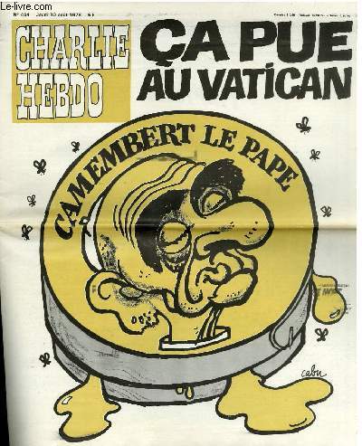 CHARLIE HEBDO N404 - CA PUE AU VATICAN 