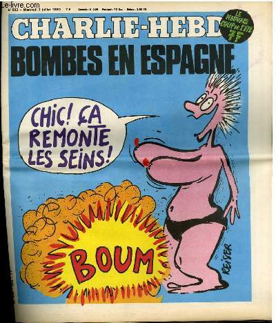 CHARLIE HEBDO N503 - BOMBES EN ESPAGNE 