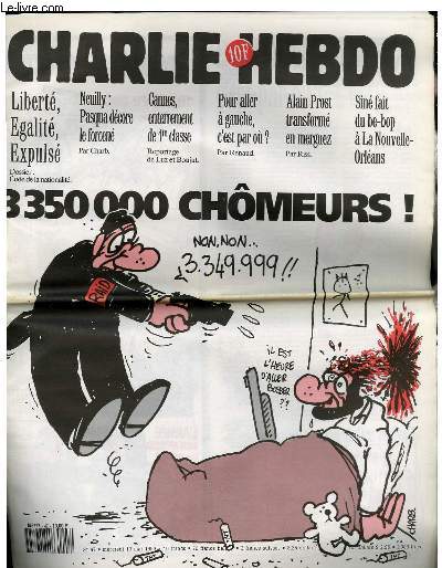 CHARLIE HEBDO N47 - 3 350 000 CHMEURS !