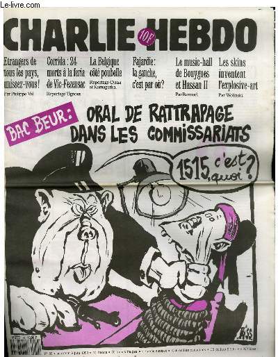CHARLIE HEBDO N50 - BAC BEUR : ORAL DE RATTRAPAGE DANS LES COMMISARIATS