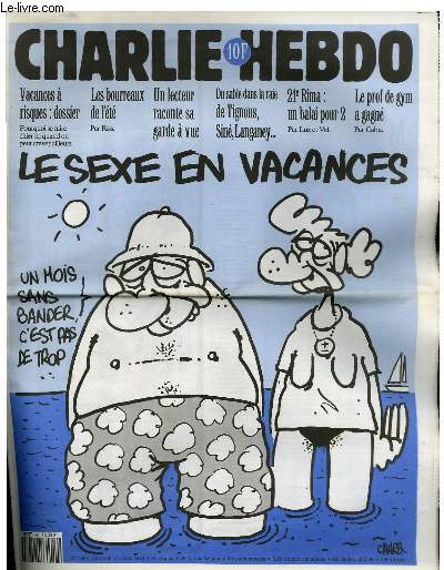 CHARLIE HEBDO N59 - LE SEXE EN VACANCES 