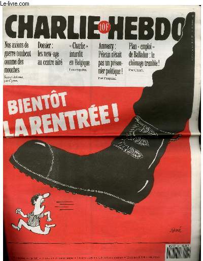 CHARLIE HEBDO N61 - BIENTT LA RENTREE