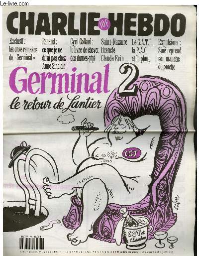 CHARLIE HEBDO N65 - GERMINAL LE RETOUR DU LANTIER