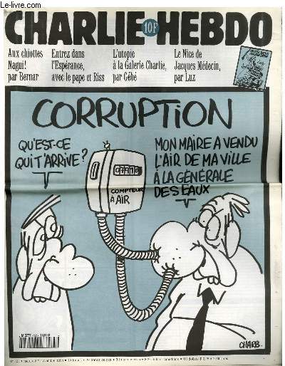 CHARLIE HEBDO N123 - CORRUPTION 