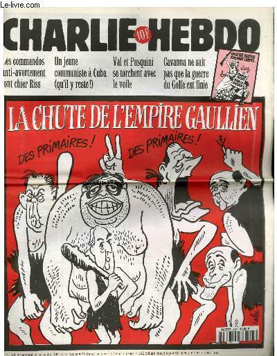 CHARLIE HEBDO N125 - LA CHUTE DE L'EMPIRE GAULLIEN