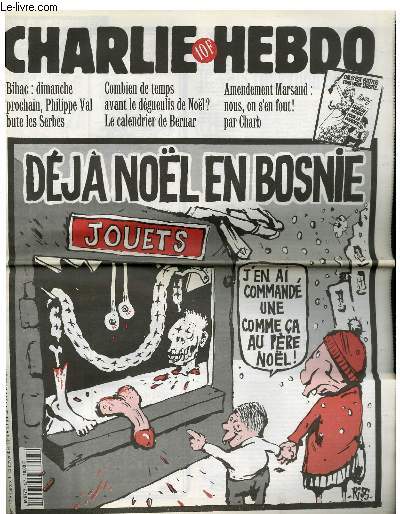 CHARLIE HEBDO N127 - DEJA NOEL EN BOSNIE 