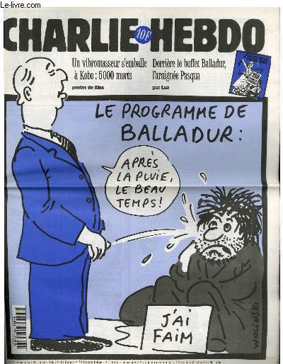 CHARLIE HEBDO N135 - LE PROGRAMME DE BALLADUR 