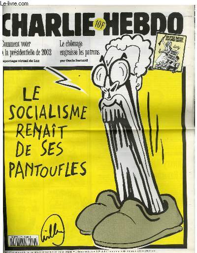CHARLIE HEBDO N137 - LE SOCIALISME RENAT DE SES PANTOUFLES