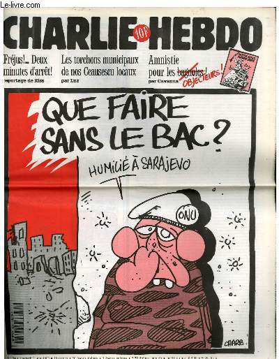 CHARLIE HEBDO N154 - QUE FAIRE SANS LE BAC ?