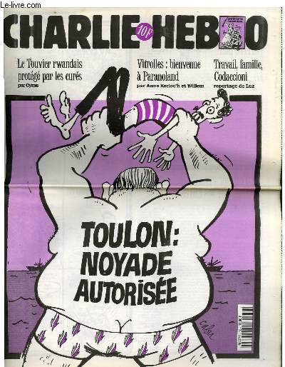 CHARLIE HEBDO N156 - TOULON : NOYAFE AUTORISEE