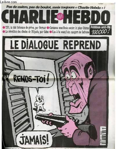 CHARLIE HEBDO N182 - LE DIALOGUE REPREND 