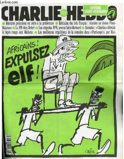 CHARLIE HEBDO N219 - AFRICAINS ! EXPULSEZ ELF !