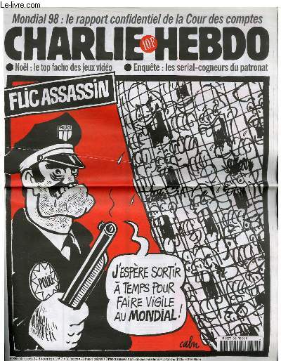 CHARLIE HEBDO N288 - FLIC ASSASSIN 