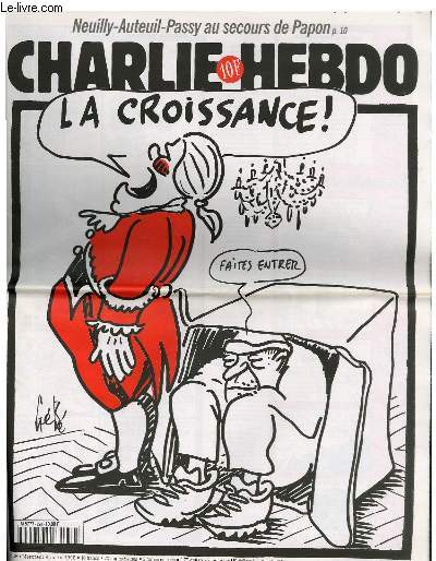CHARLIE HEBDO N298 - LA CROISSANCE !