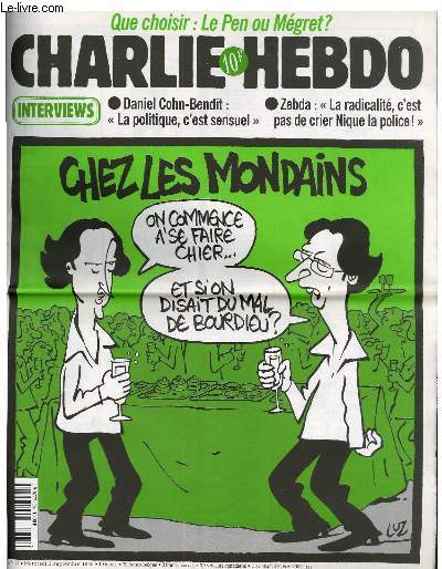 CHARLIE HEBDO N324 - CHEZ LES MONDAINS 