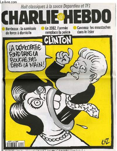 CHARLIE HEBDO N326 - CLINTON 
