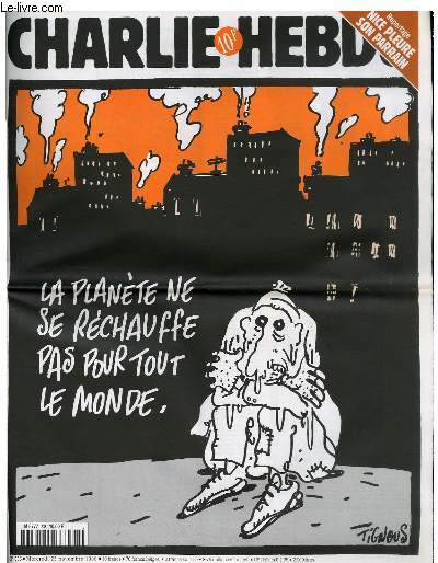 CHARLIE HEBDO N336 - LA PLANETE NE SE RECHAUFFE PAS POUR TOUT LE MONDE !