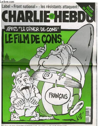 CHARLIE HEBDO N342 - APRES LE DINER DE CONS, LE FILM DE CONS 