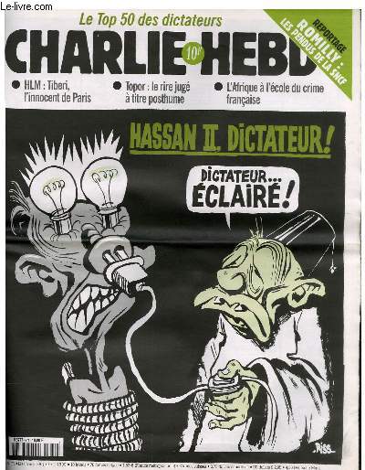 CHARLIE HEBDO N371 - HASSAN II, DICTATEUR ! 