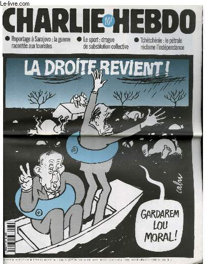 CHARLIE HEBDO N387 - LA DROITE REVIENT ! 