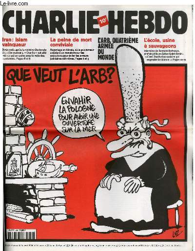 CHARLIE HEBDO N410 - QUE VEUT L'ARB ? 