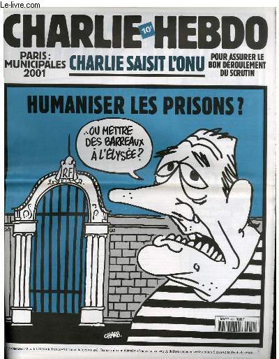 CHARLIE HEBDO N421 - HUMANISER LES PRISONS ! 