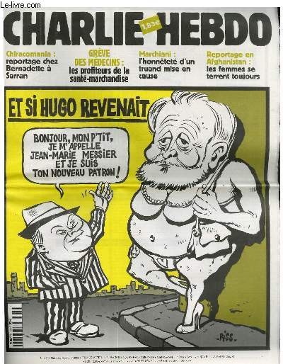 CHARLIE HEBDO N499 - ET SI HUGO REVENAIT 