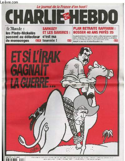 CHARLIE HEBDO N560 - ET SI L'IRAK GAGNAIT LA GUERRE ...