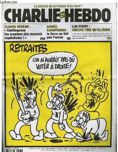 CHARLIE HEBDO N567 - RETRAITES 