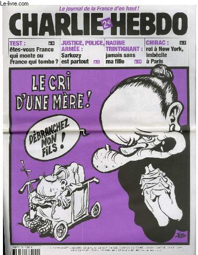 CHARLIE HEBDO N589 - LE CRI D'UNE MERE ! 