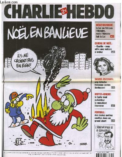 CHARLIE HEBDO N705 - NOPEL EN BANLIEUE 