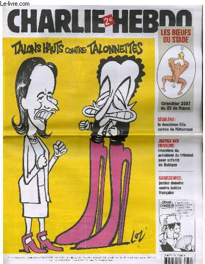 CHARLIE HEBDO N753 - TALONS HAUTS CONTRE TALONNETTES