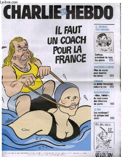 CHARLIE HEBDO N772 - IL FAUT UN COACH POUR LA FRANCE