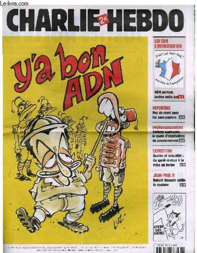 CHARLIE HEBDO N797 - Y'A BON ADN