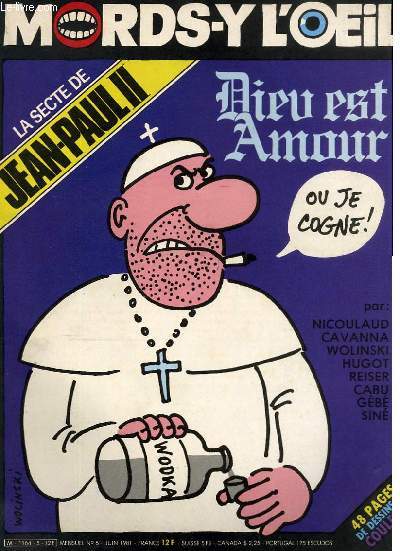 MORDS-Y L'OEIL N5 - LA SECTE JEAN PAUL II. DIEU EST AMOUR